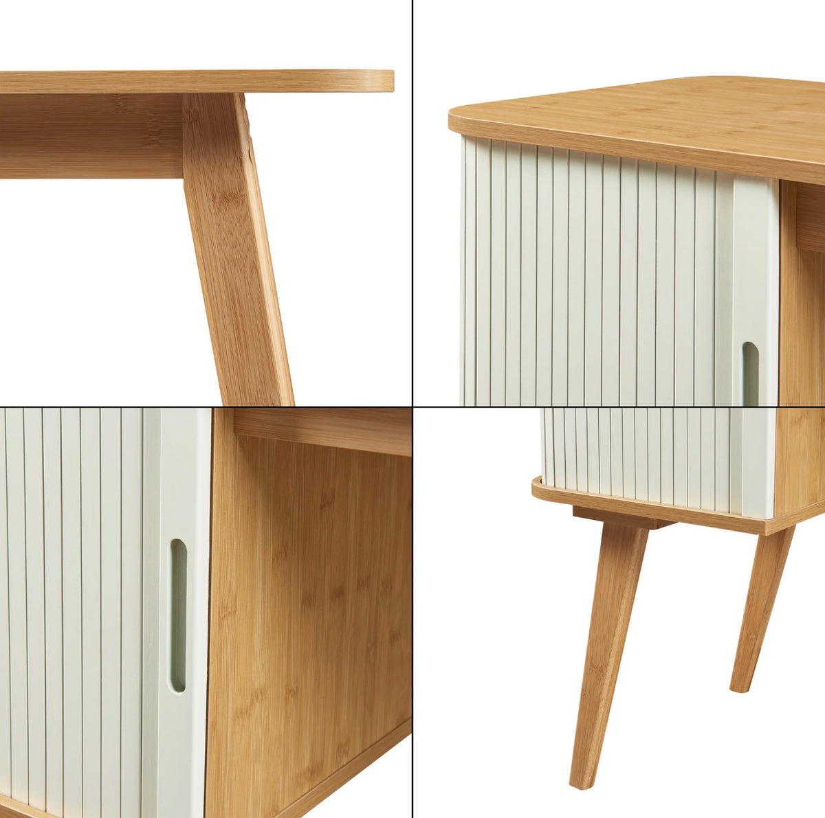 Scandinavian Writing Desk with Storage