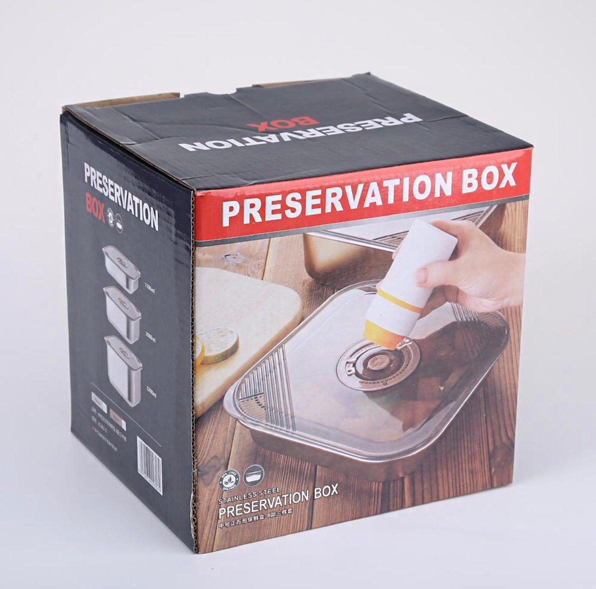Stainless Steel Vacuum Food Storage Containers