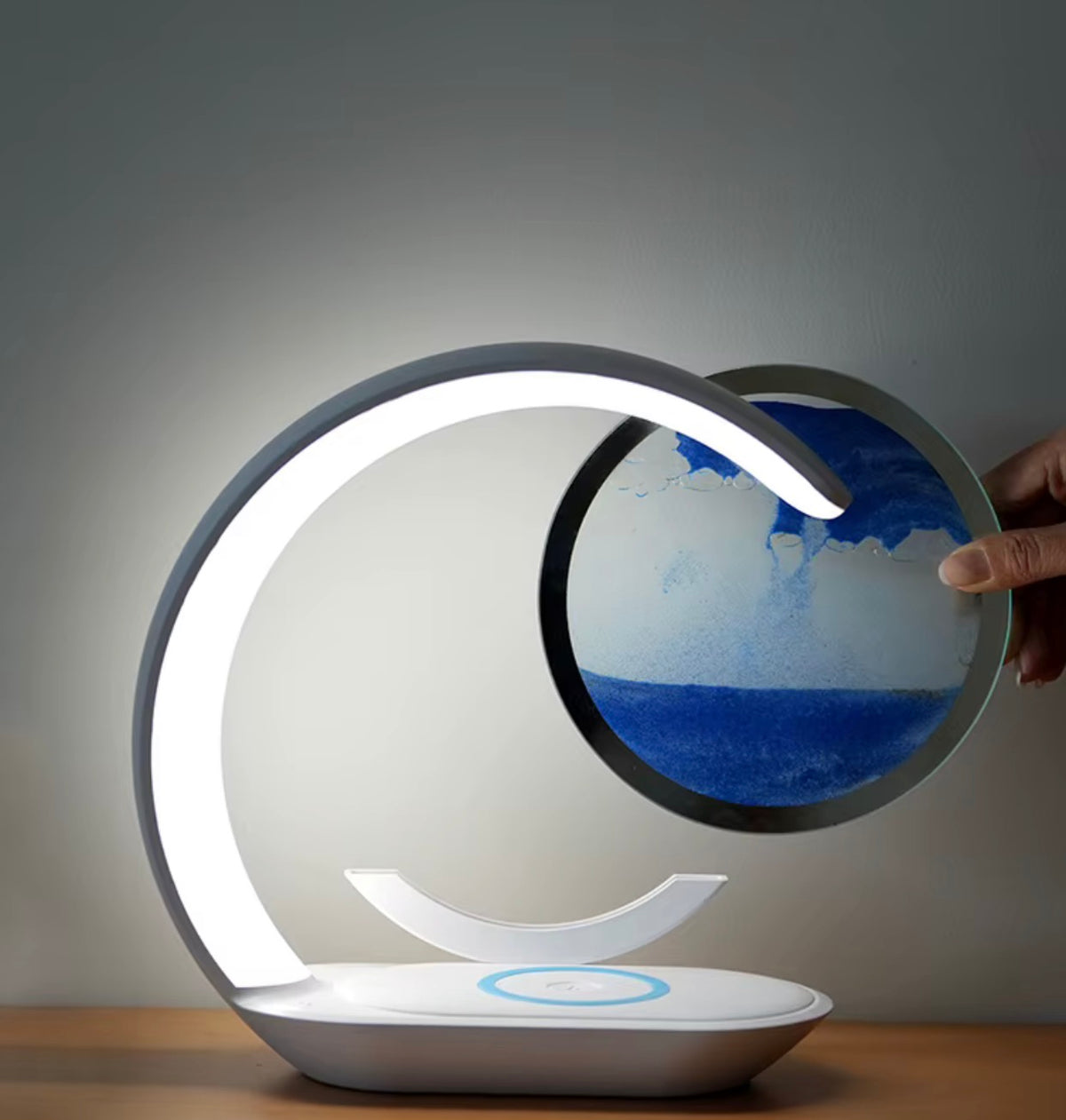 Quicksand Ambient Table Lamp with Wireless Charging
