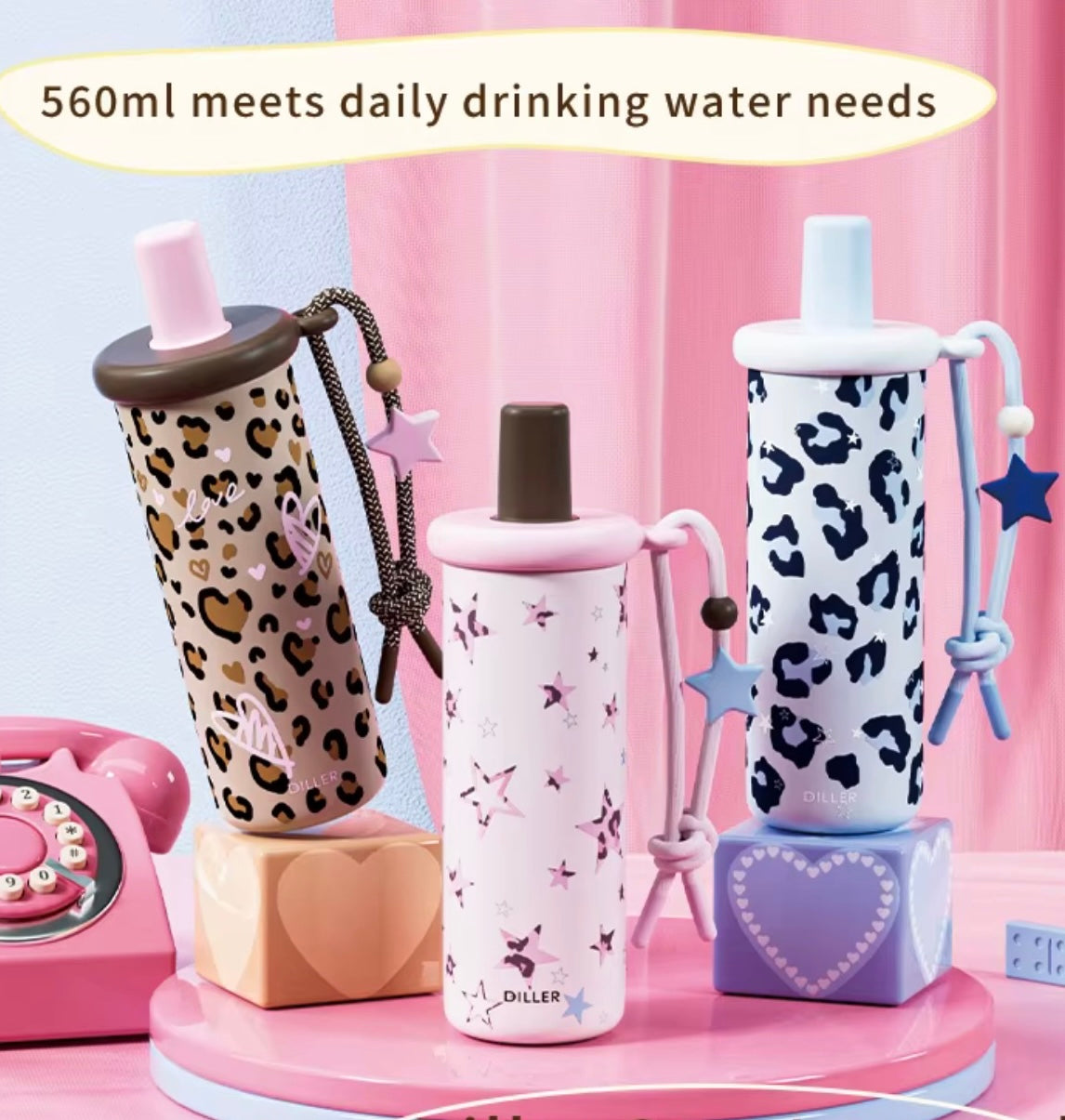 Star & Leopard 560ml Insulated Tumbler