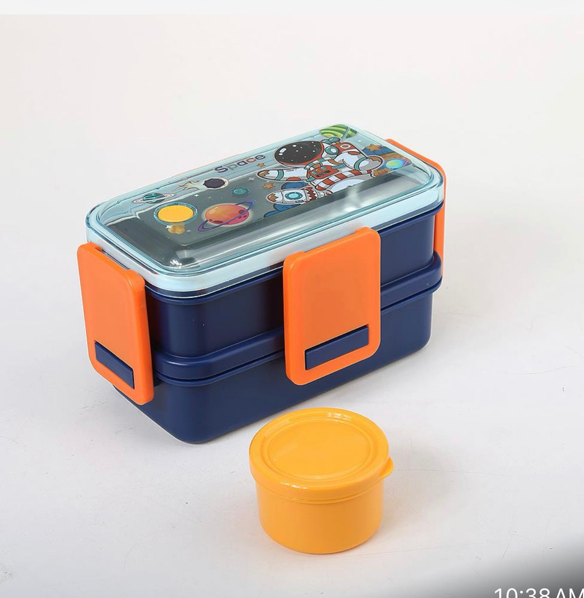Kids Double-Layer Stainless Steel Lunch Box - 500ml*2