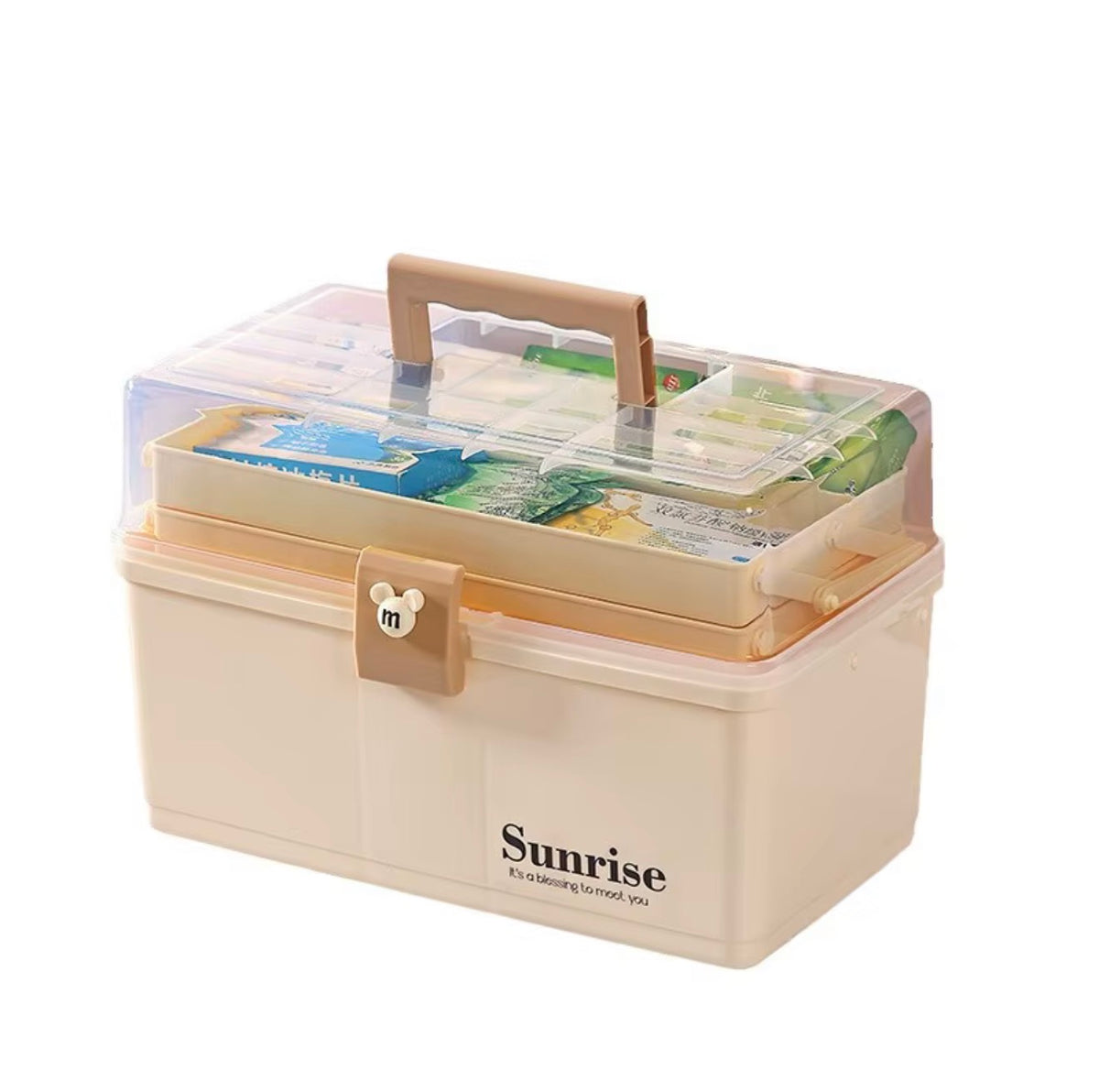 Portable Multi-Layer Storage & Organizer Box