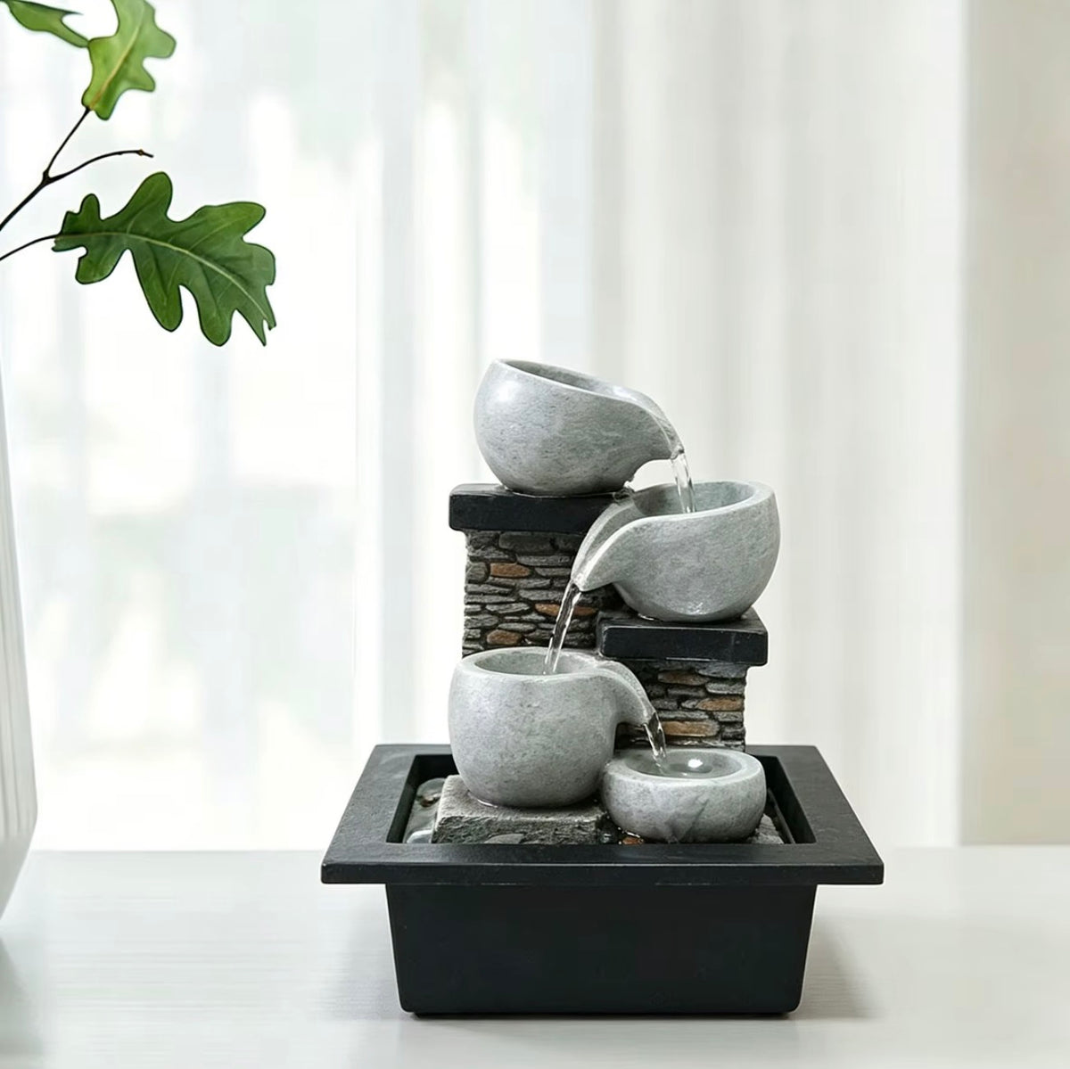 Cascading Tabletop Water Fountain