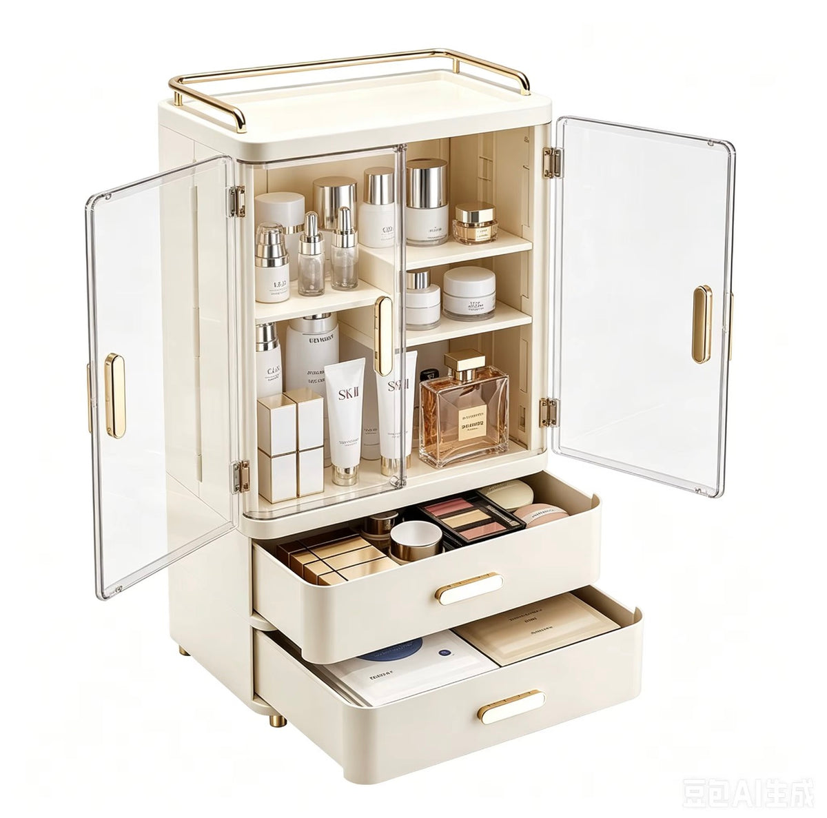 Elegant Makeup & Skincare Organizer