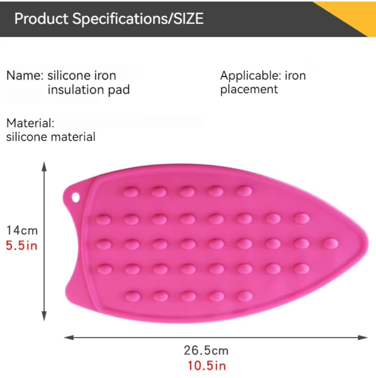 Silicone Iron Rest Pad – Heat Resistant