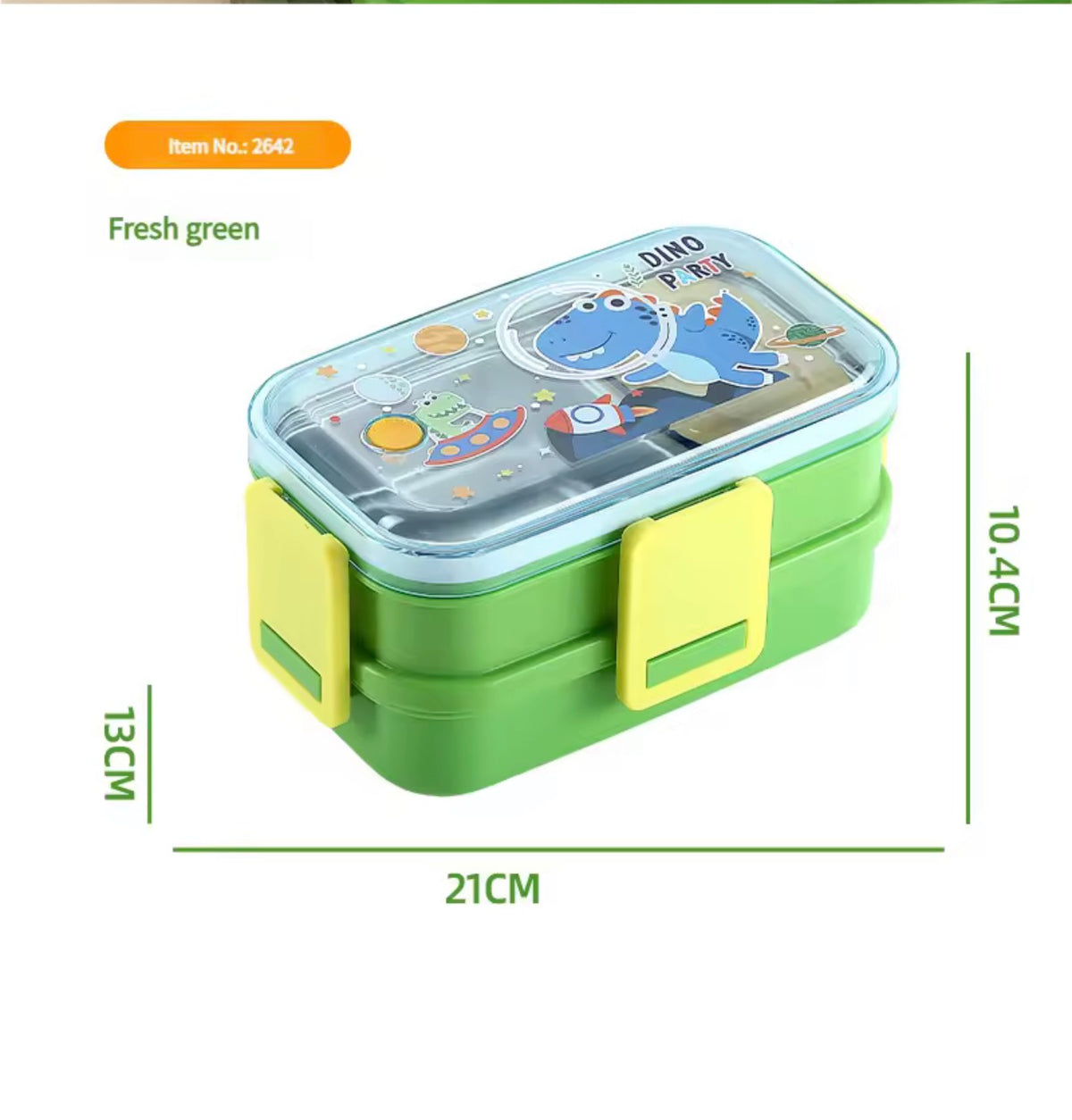 Kids Double-Layer Stainless Steel Lunch Box 700ml*2