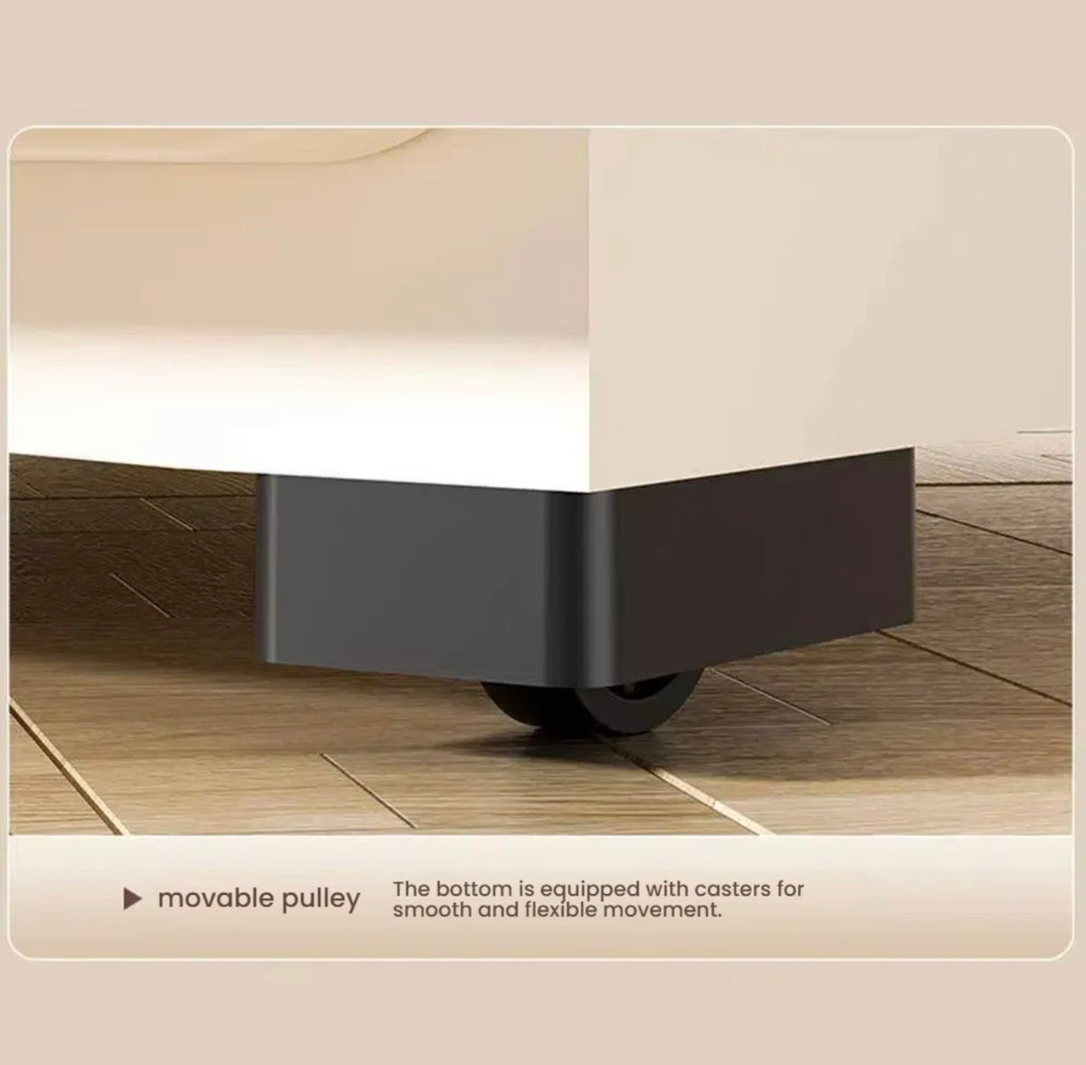 5-Layer Storage Drawer with rabbit handle - 45cm
