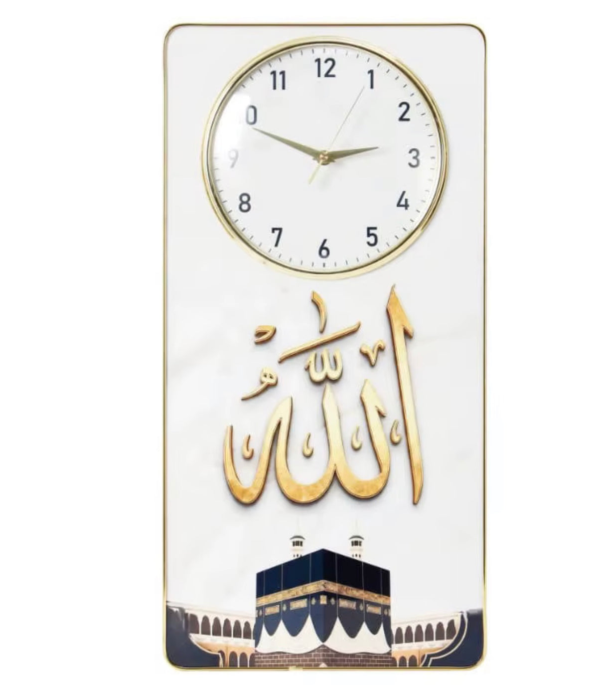 Islamic Decorative Wall Clock – 50 × 100 cm