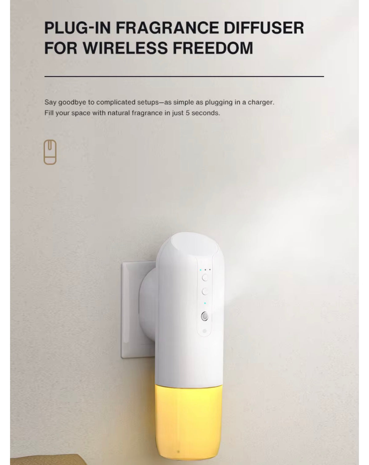 Smart plug-in scent diffuser 150 ml