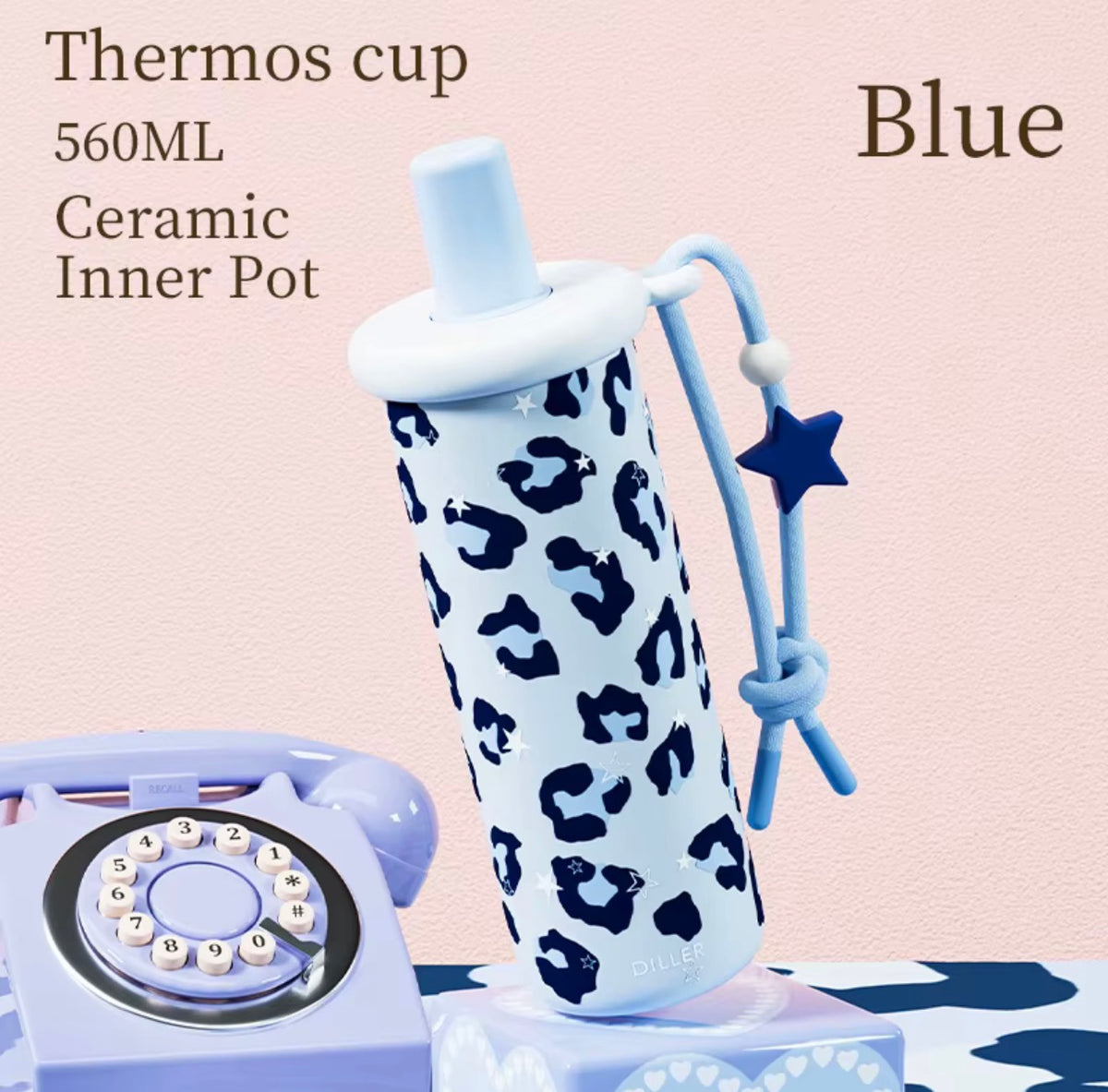 Star & Leopard 560ml Insulated Tumbler