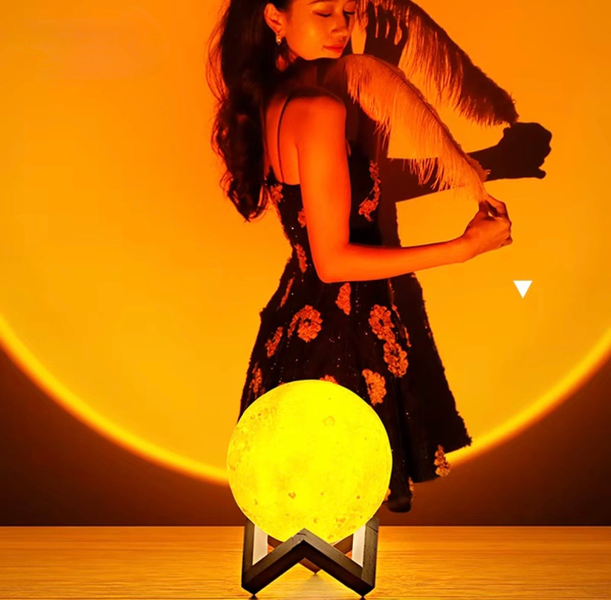 Moon Sunset Light