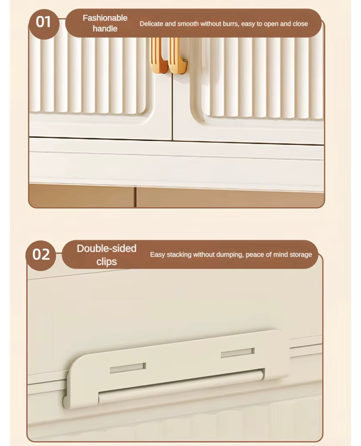 5-Layer Folding Storage Cabinet