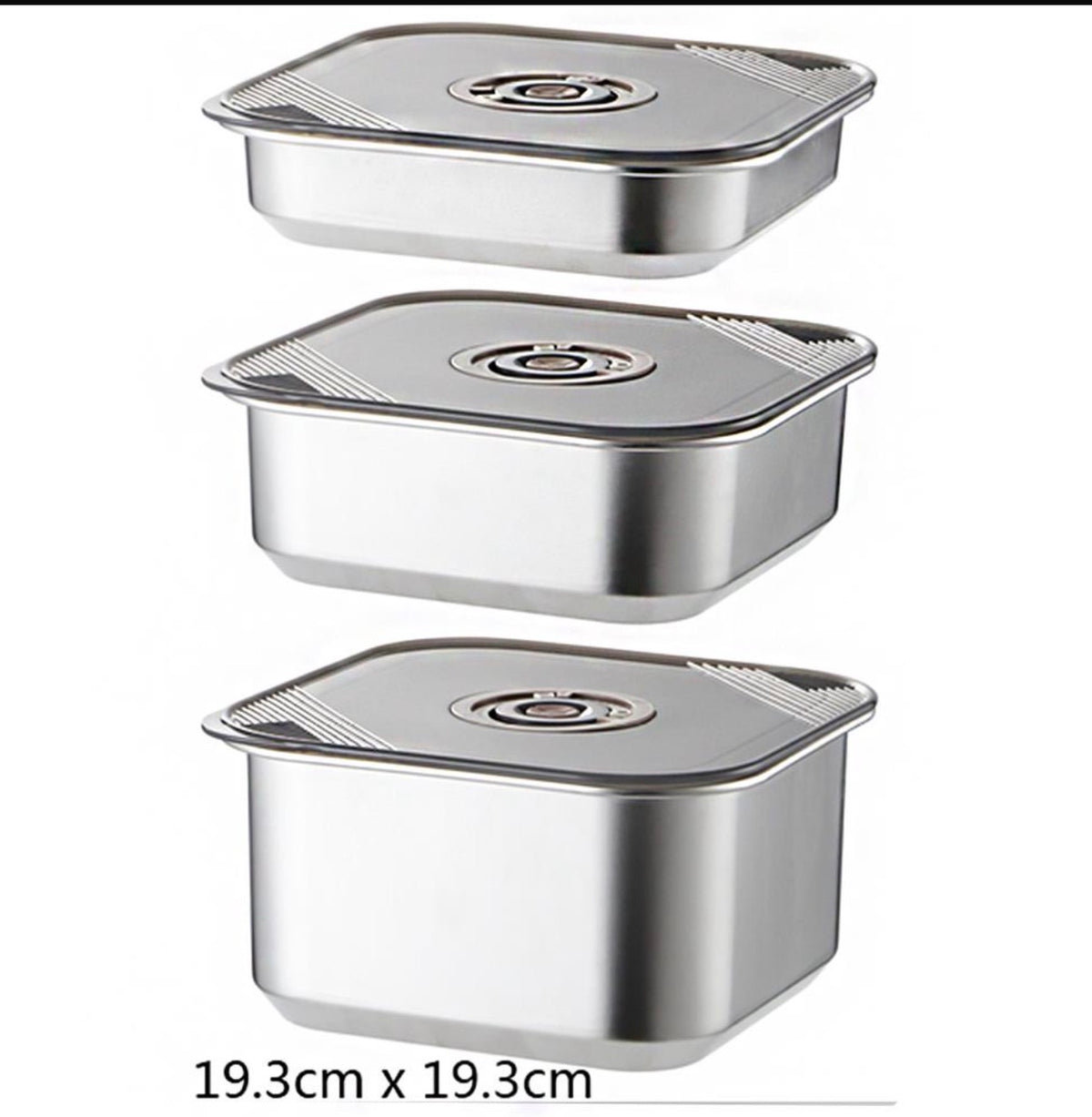 Stainless Steel Vacuum Food Storage Containers