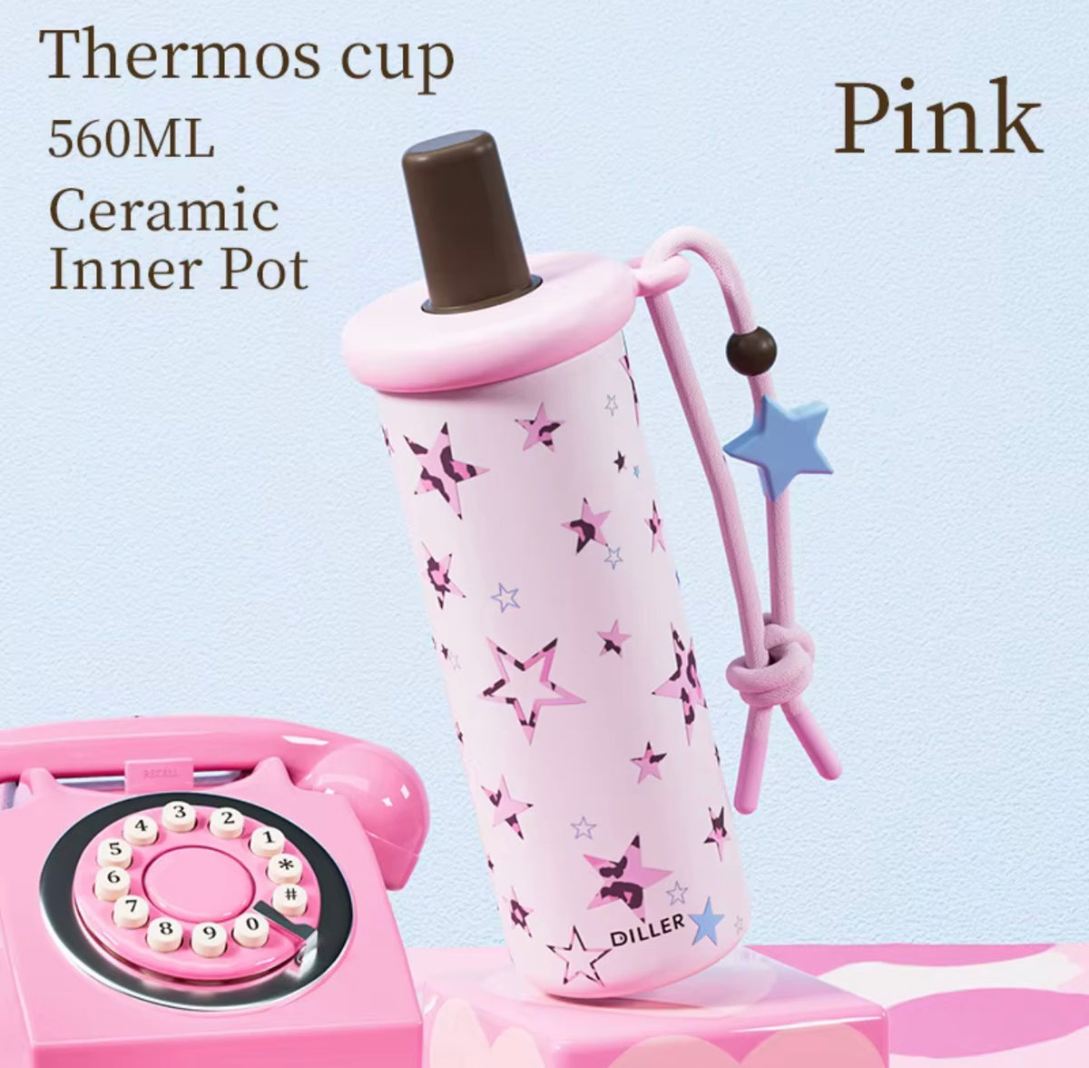 Star & Leopard 560ml Insulated Tumbler