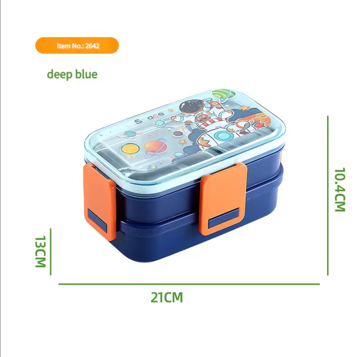 Kids Double-Layer Stainless Steel Lunch Box 700ml*2