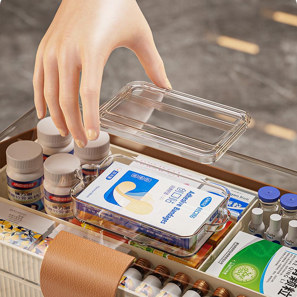 Portable Medicine Storage Box with Secure Lock