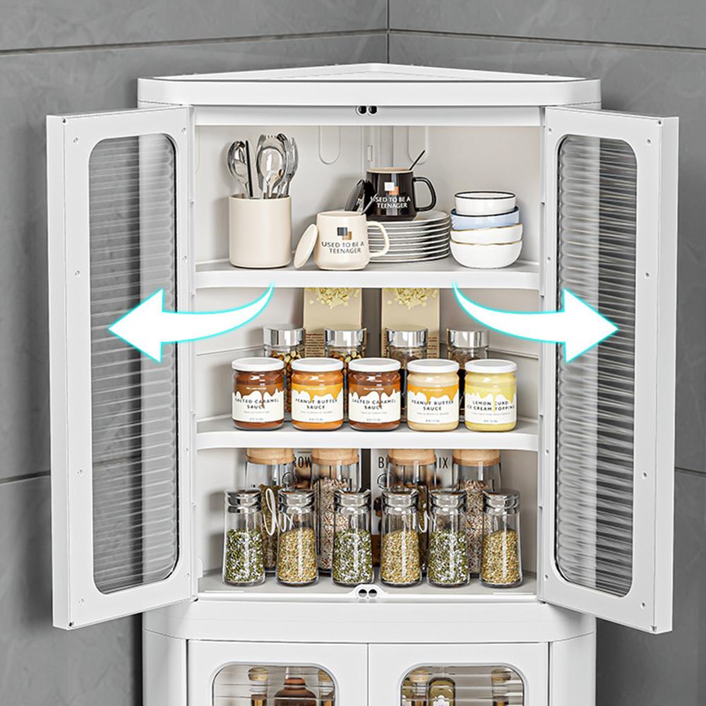 Slim Corner Storage Cabinet - 2 &3 layers