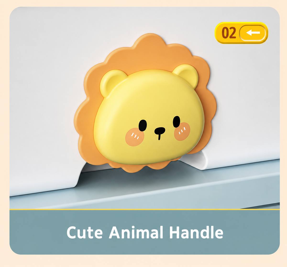 Cute Animal Kids Storage Cabinet