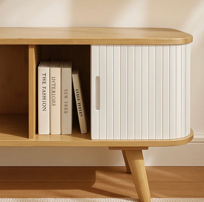Fluted TV Console