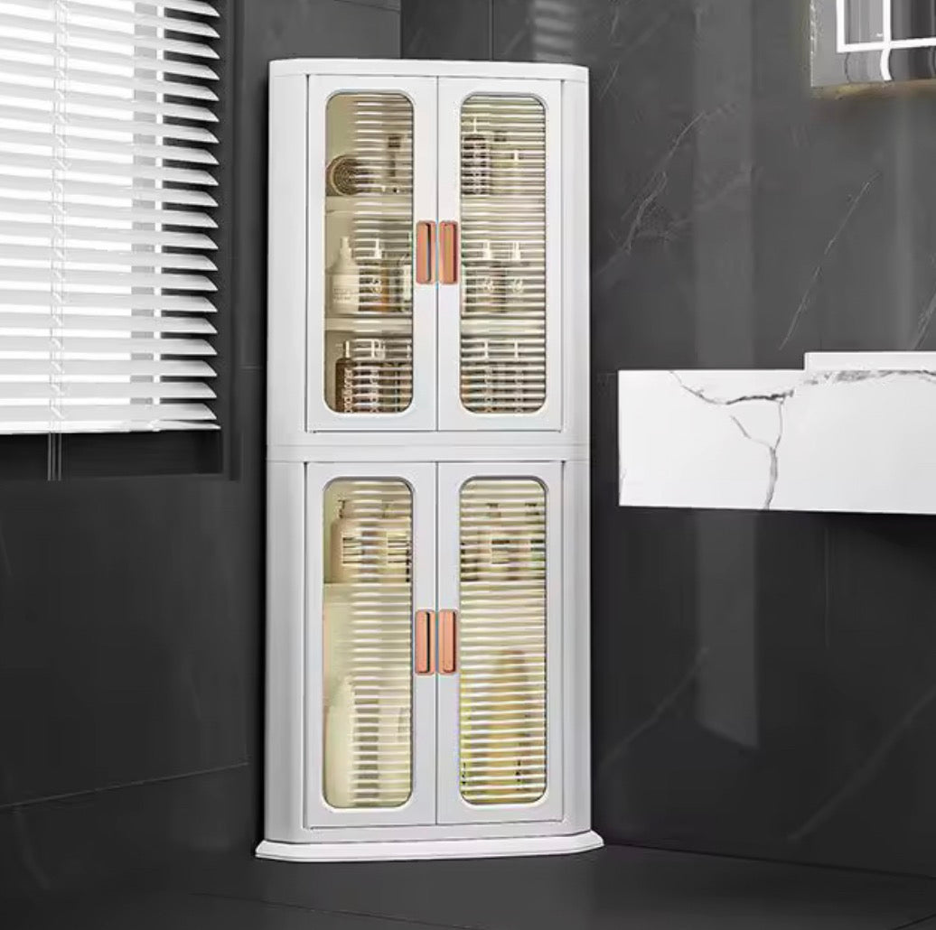 Slim Corner Storage Cabinet - 2 &3 layers