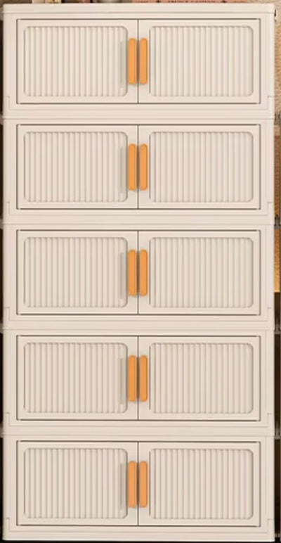 5-Layer Folding Storage Cabinet