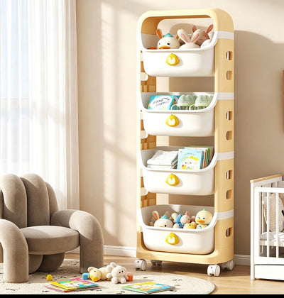 Bunny 4-Tier Rolling Storage Organizer.