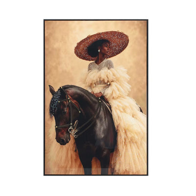 Equestrian Elegance Crystal Wall Art