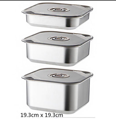 Stainless Steel Vacuum Food Storage Containers