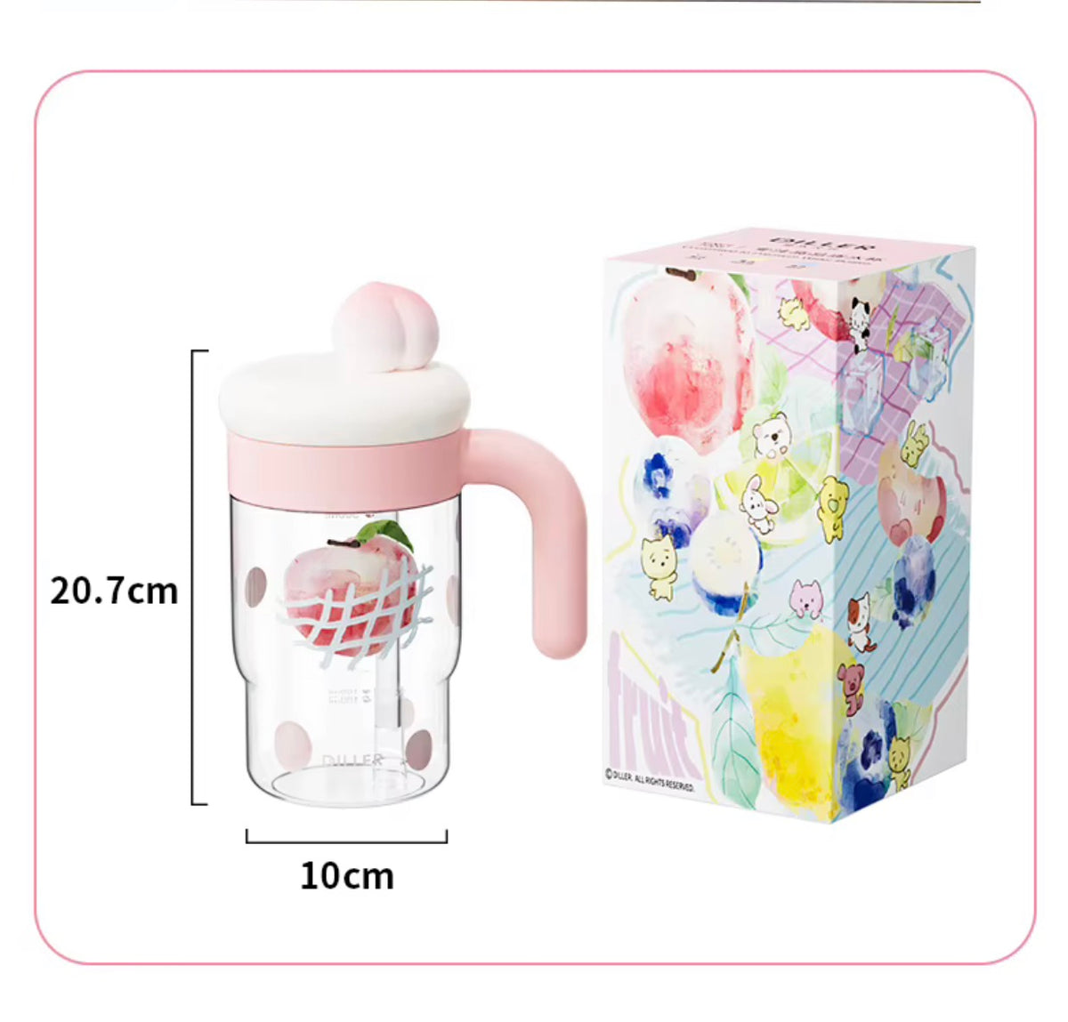Fruit Sip 800ml Tritan Tumbler