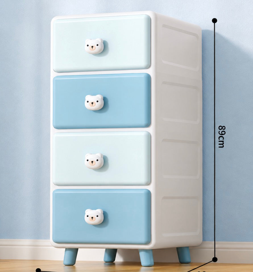 Teddy bear 3 & 4 layer drawer - 35 cm