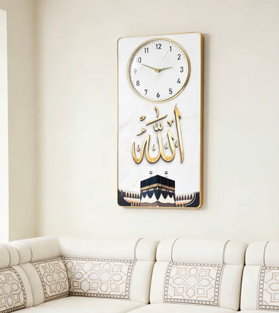 Islamic Decorative Wall Clock – 50 × 100 cm