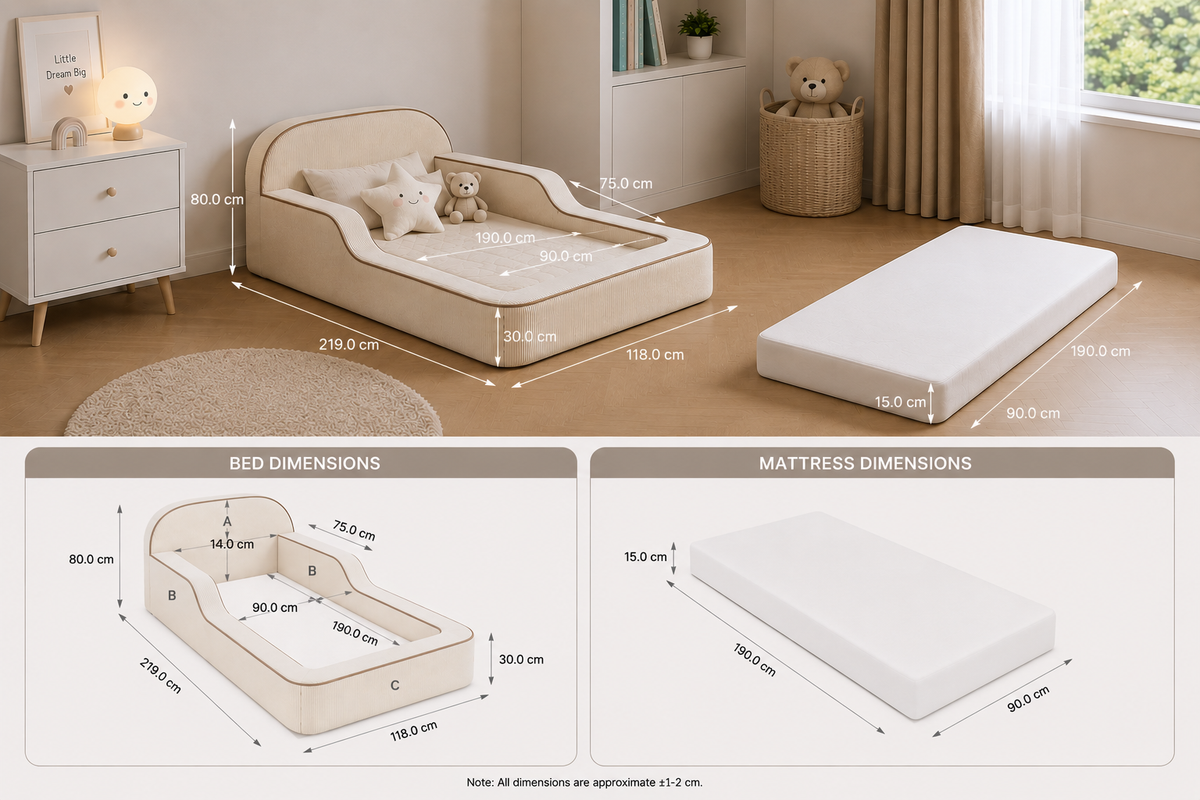 Compressible Sofa Bed with Mattress