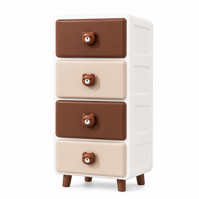 Teddy bear 3 & 4 layer drawer - 35 cm