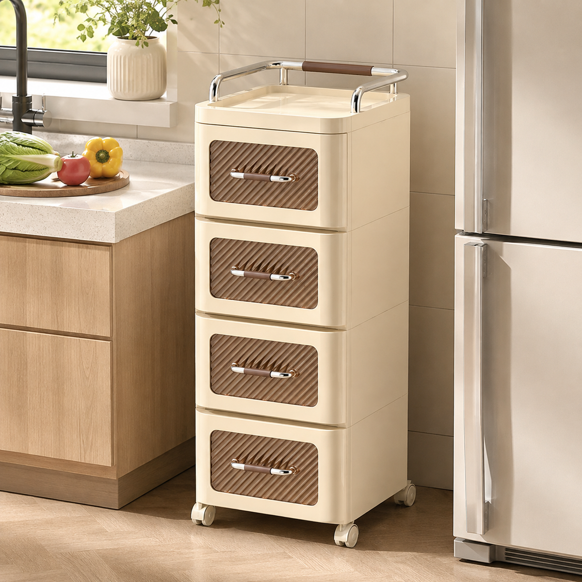 Four layer storage