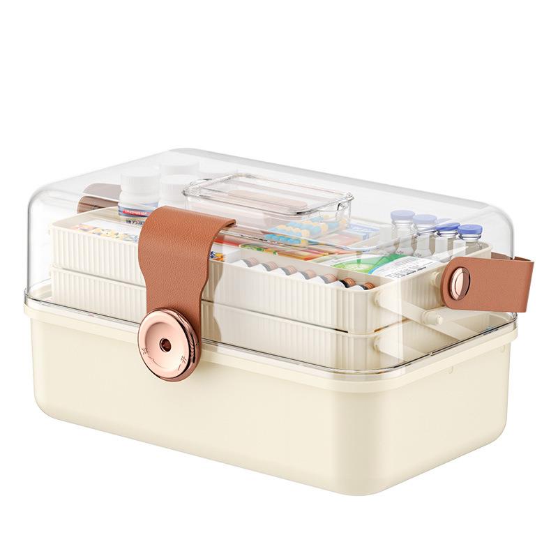 Portable Medicine Storage Box with Secure Lock