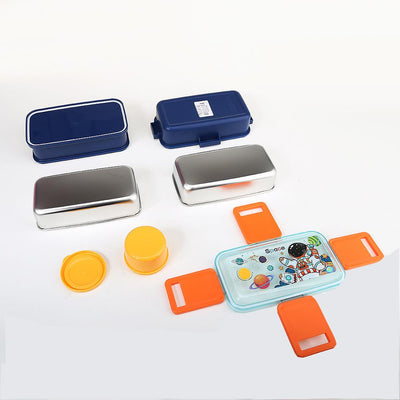 Kids Double-Layer Stainless Steel Lunch Box 700ml*2