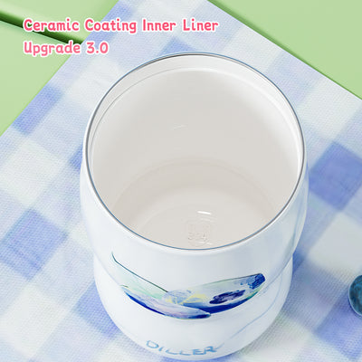 Curved Fruit Ceramic Thermal Mug - 320ml