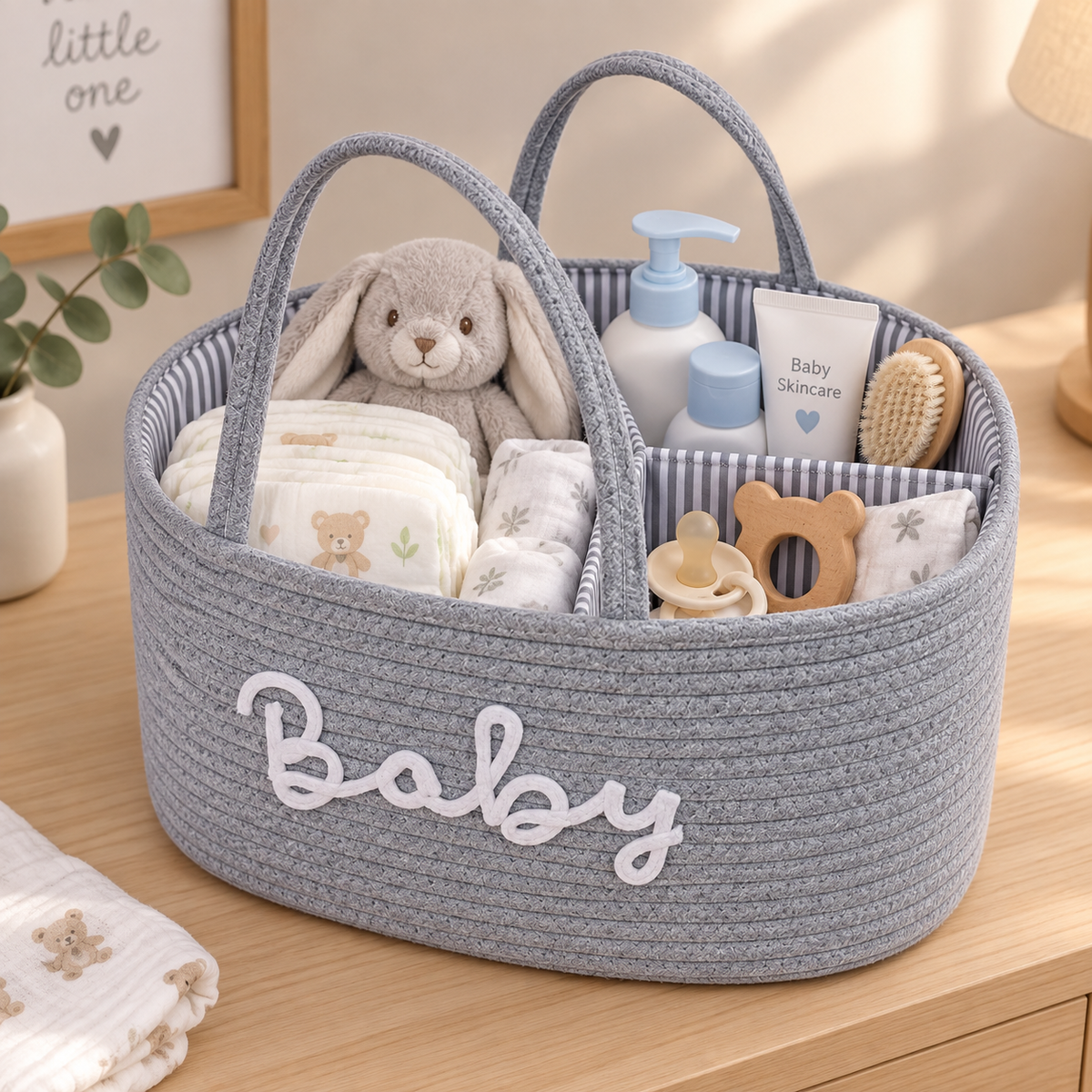 Baby Cotton Rope Storage Basket